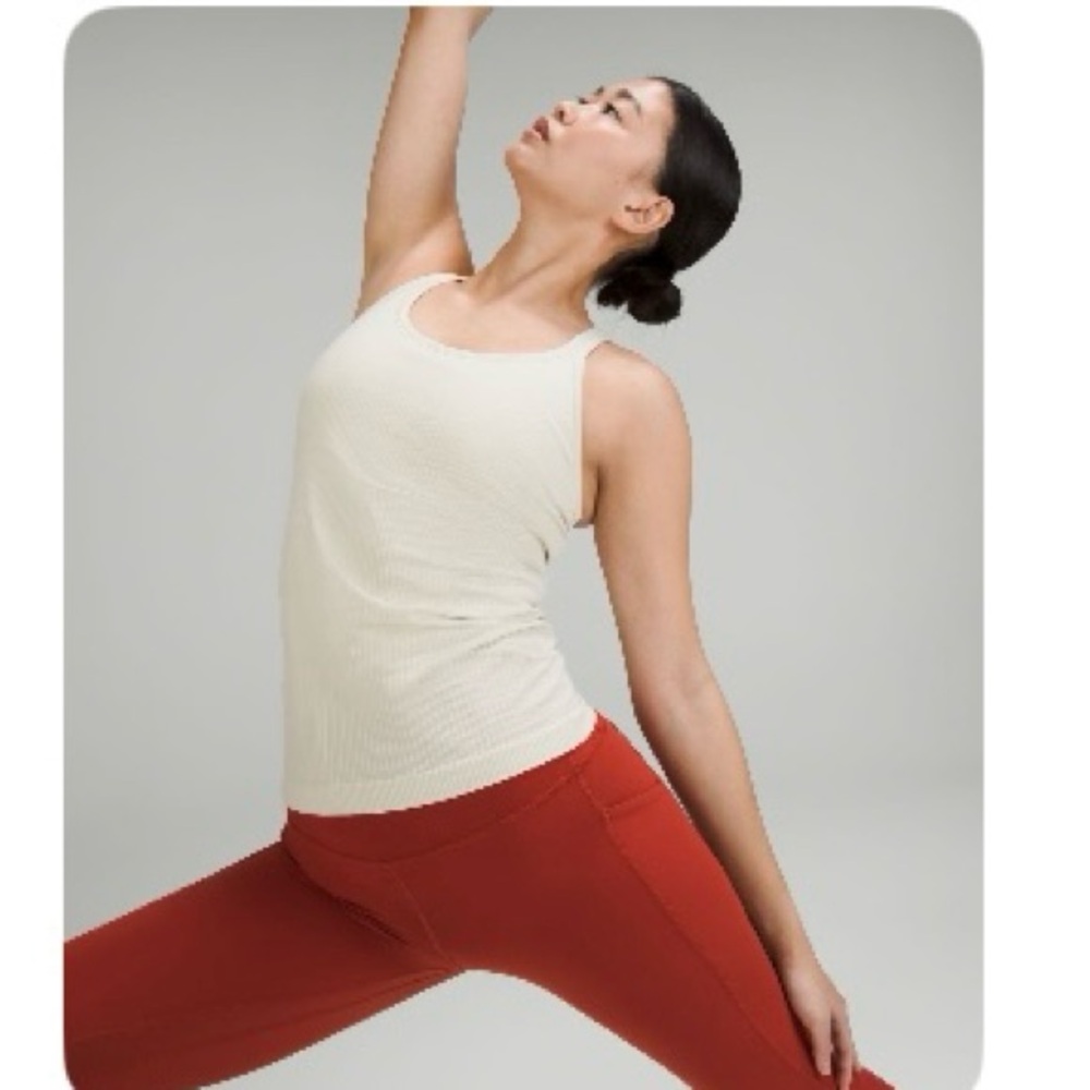 Lululemon Ebb To Street Tank II | Natural Ivory| size 8